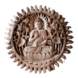 Wandpaneel Holz um Buddha Mudra 60cm Wandpaneel Holz um Buddha Mudra 60cm