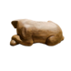 Holzstatue Hund liegend 40cm Holzstatue Hund liegend 40cm