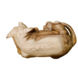 Beeld hout Hond liggend 40cm Beeld hout Hond liggend 40cm