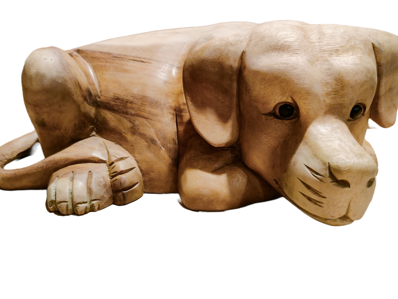 Holz Hund Wauzi - 3-50cm Höhe - Basteln Deko