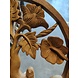 Holzwandpaneel runder Lebensbaum mit Blume und Blatt 30cm Holzwandpaneel runder Lebensbaum mit Blume und Blatt 30cm