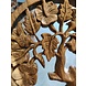 Wandpaneel aus Holz rund um Lebensbaum, Blume und Blatt, 20 cm Wandpaneel aus Holz rund um Lebensbaum, Blume und Blatt, 20 cm