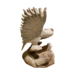 Beeld hout Uil met jongen 40cm Beeld hout Uil met jongen 40cm