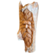 Skulptur aus Holz mit handgeschnitztem Waldtier, 70 cm Skulptur aus Holz mit handgeschnitztem Waldtier, 70 cm