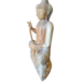Buddha-Statue aus Holz mit Kette, 80 cm Buddha-Statue aus Holz mit Kette, 80 cm