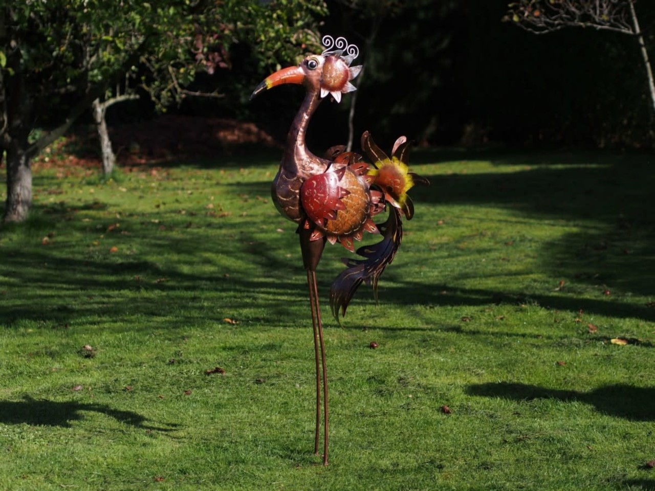 Grote metalen vogel 143cm Eliassen Home & Garden Pleasure