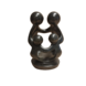 Beeld speksteen Vriendschap Gezin 4 personen 16cm Beeld speksteen Vriendschap Gezin 4 personen 16cm