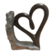 Beeld hart flexibel speksteen 20cm Beeld hart flexibel speksteen 20cm