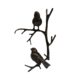 Bronzen wandtak 2 mussen Bronzen wandtak 2 mussen