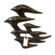 Eliassen Bronzeskulptur Flug von 6 Vögeln Eliassen Bronzeskulptur Flug von 6 Vögeln
