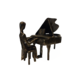 Bronzen pianist 2 Bronzen pianist 2