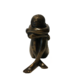 Bronzen verdrietig meisje Bronzen verdrietig meisje