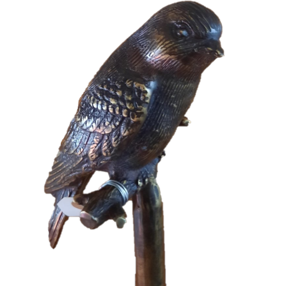 Bronze garden plug Blackbird on branch Eliassen Eliassen Home