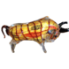 Glasobject Stier bont Glasobject Stier bont