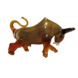 Bild Bull Glas Senffarbe 27 cm Bild Bull Glas Senffarbe 27 cm