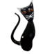 Glasbeeld kat Glasbeeld kat
