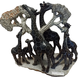 Beeld speksteen Kudde Giraffen groot 45cm Beeld speksteen Kudde Giraffen groot 45cm