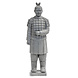 Chinese krijger staand 72cm Chinese krijger staand 72cm