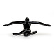Flying man zwart hoogglans Flying man zwart hoogglans