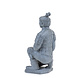 Chinese krijger knielend 86cm Chinese krijger knielend 86cm
