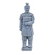 Chinese krijger staand 120cm grijs Chinese krijger staand 120cm grijs