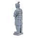 Chinese krijger staand 120cm grijs Chinese krijger staand 120cm grijs