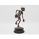 Bronzeskulptur Pixie mit Tasche Bronzeskulptur Pixie mit Tasche