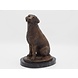 Bronzeskulptur Labrador klein Bronzeskulptur Labrador klein