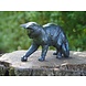 Bronzeskulptur Katze mit Kugel Bronzeskulptur Katze mit Kugel