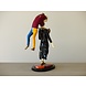 Bronzen beeld Kleurrijk modern figuur Bronzen beeld Kleurrijk modern figuur
