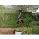 Bronzeskulptur Frau mit Geige modern Bronzeskulptur Frau mit Geige modern