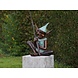 Bronzen beeld Pixie met een haak Bronzen beeld Pixie met een haak