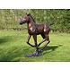 Bronzen beeld Rennend veulen Bronzen beeld Rennend veulen