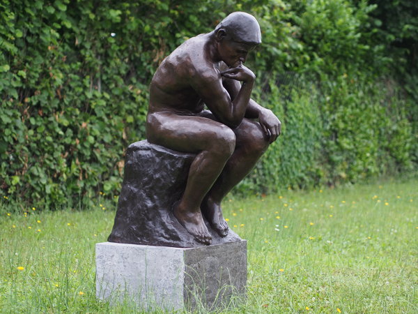 Grace Deens Roux Beeld brons De Denker Van Rodin groot - Eliassen Home & Garden Pleasure