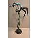 Afrikanische Bronzeskulptur Tanzendes Paar 40 cm Afrikanische Bronzeskulptur Tanzendes Paar 40 cm