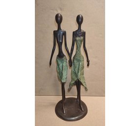 Medisch vloeistof houding Afrikaanse bronzen beelden - Eliassen Home & Garden Pleasure