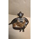 Afrikanische Bronzeskulptur Fette Frau sitzend 15 cm Afrikanische Bronzeskulptur Fette Frau sitzend 15 cm
