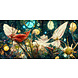 Glasschilderij Wilde bloemen model 1 80x160cm. Glasschilderij Wilde bloemen model 1 80x160cm.