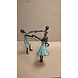 Afrikaans bronzen beeld 3 Dansende mensen groen 18cm Afrikaans bronzen beeld 3 Dansende mensen groen 18cm