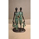 Afrikaans bronzen beeld Gezin 3 kinderen 25cm Afrikaans bronzen beeld Gezin 3 kinderen 25cm