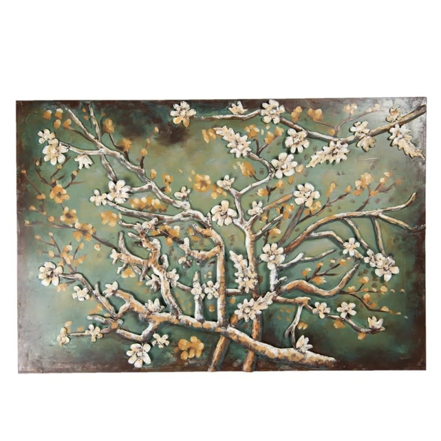 Fervent straal Distilleren 3d schilderij metaal 120x80cm Amandel bloesem - Eliassen Home & Garden  Pleasure