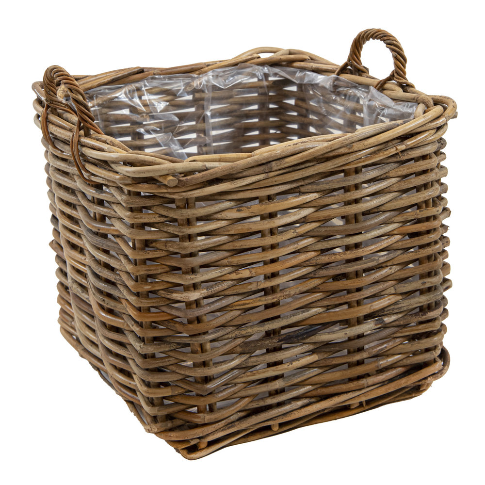 Rieten mand vierkant 58cm Eliassen Home & Garden Pleasure