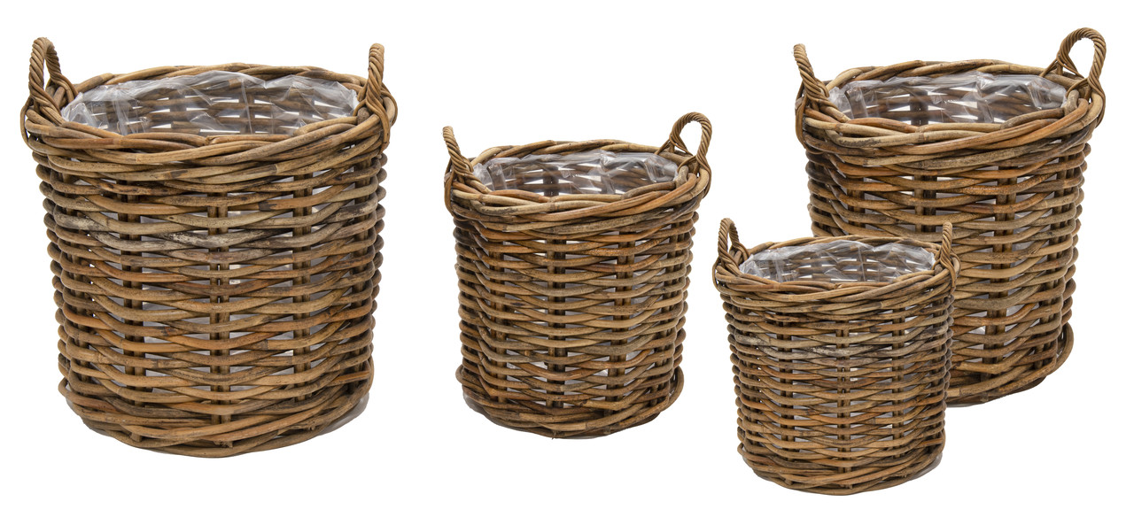 Wicker basket cylinder XXL 80cm Eliassen Home & Garden Pleasure