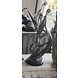 Bronzeskulptur moderne Skulptur mit Mädchen zu Fuß 46 cm Bronzeskulptur moderne Skulptur mit Mädchen zu Fuß 46 cm
