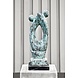 Bronzen beeld modern liefdespaar 65cm. Bronzen beeld modern liefdespaar 65cm.