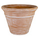 Bloempot rond groot Rinca 61cm terracotta dubbelwandig Bloempot rond groot Rinca 61cm terracotta dubbelwandig
