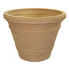 Bloempot rond supergroot Rinca doppio 102cm Vintage sand dubbelwandig Bloempot rond supergroot Rinca doppio 102cm Vintage sand dubbelwandig