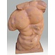 Gietijzeren mannen torso 50cm. Gietijzeren mannen torso 50cm.