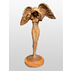 Gusseiserne Statue stehender Engel 37 cm. Gusseiserne Statue stehender Engel 37 cm.