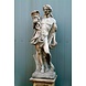 Statue klassischer Gott mit Stab 200cm Statue klassischer Gott mit Stab 200cm